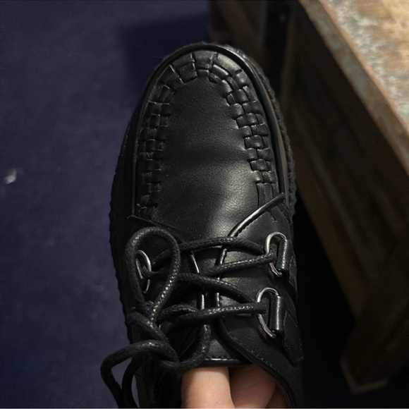 Demonia vintage Black Men's Loafers creeper preowned - Picture 9 of 13